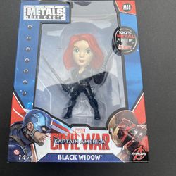 Metals Die Cast Black Widow Figurine