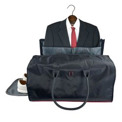 Swisstech 2 in 1 Travel Duffel Weekender garment Luggage Bag Shoe Suite Inserts