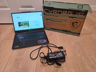 MSI Cyborg series 15 inch gaming laptop