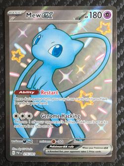 Pokemon Paldean Fates Shiny Mew Read Description!