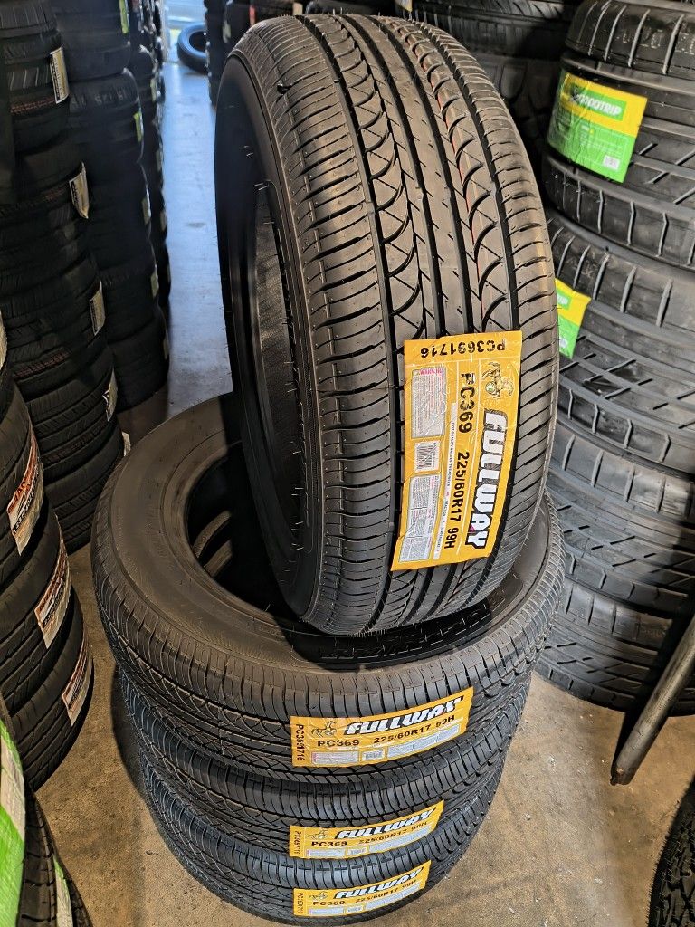 225/60/17 New Tires Set Of 4 Fullway Installed And Balanced Set De 4 Llantas Nuevas Instaladas Y Balanceadas