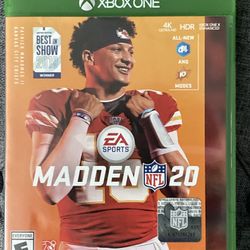 Madden NFL 20 Xbox One Game