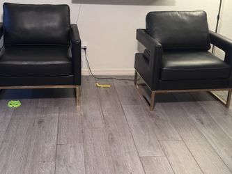 Black Modern Accent Chairs