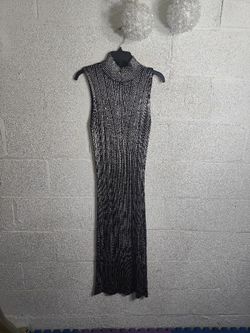 knitted wrap dress black Tentree Women's Knit Wrap Dress