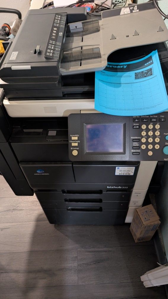Konica Minolta Copy, Printer W Duplex