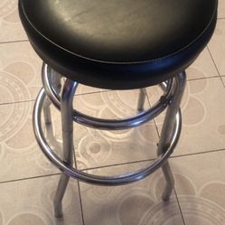 2 Leathera stools chairs!