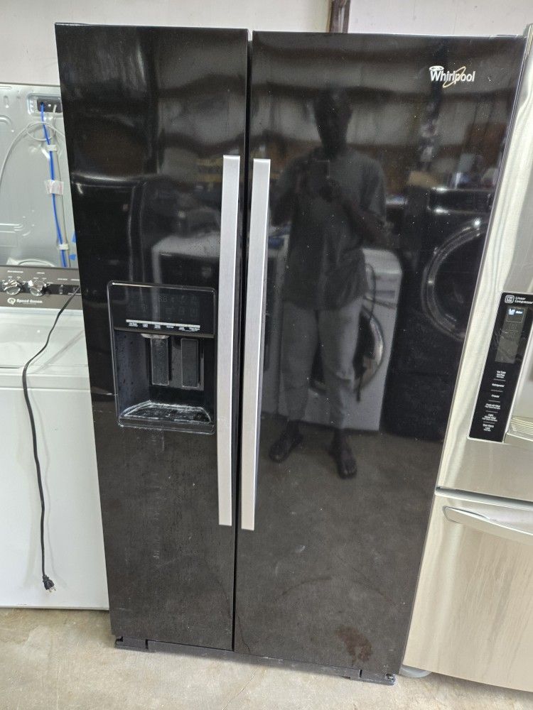 Whirlpool Black Fridge Side By Side