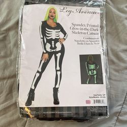 Glow In The Dark Skeleton Catsuit