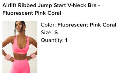 Alo Yoga Fluorescent Pink Set