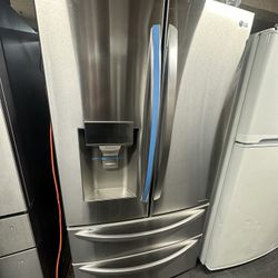 LG 4 Door Stainless Steel Refrigerator