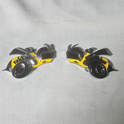 1 Pair Of Superbee Emblems Dodge CHARGER , CHALLENGER