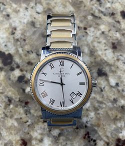 NEW- Charriol Parisii - Two-tone Gold/Silver Dial - Swiss Watch