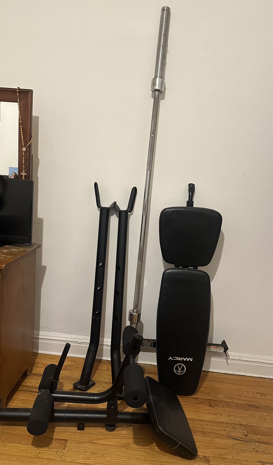 Marcy Workout Bench + Bar