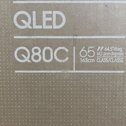 Samsung - 65" Class Q80C QLED 4K UHD Smart Tizen TV