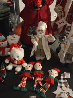 Variety of Christmas decorations