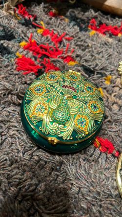 Trinket Boxes Heavy and Jeweled Rhinestones