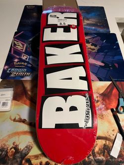 New Baker Skateboard Deck 8.5” in Plastic