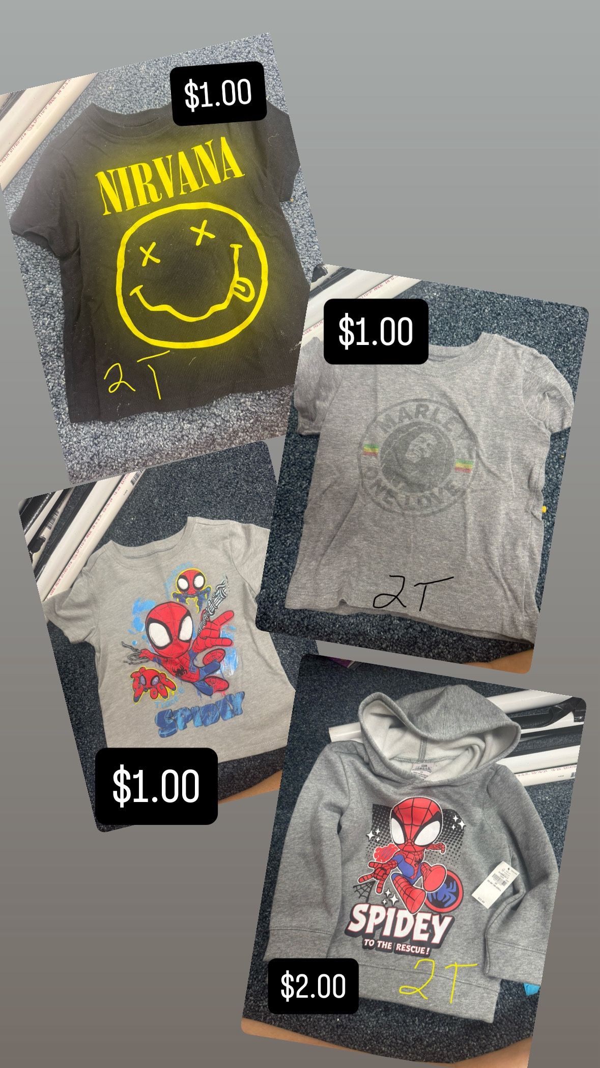 Boy Clothes Sizes Vary (see Pics)