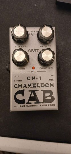 AMT Chameleon CAB CN-1-CabSim Pedal-Speaker Cabinet Emulator (Electric Guitar)