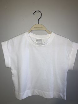 Girls Zara White Shirt Size 8-9