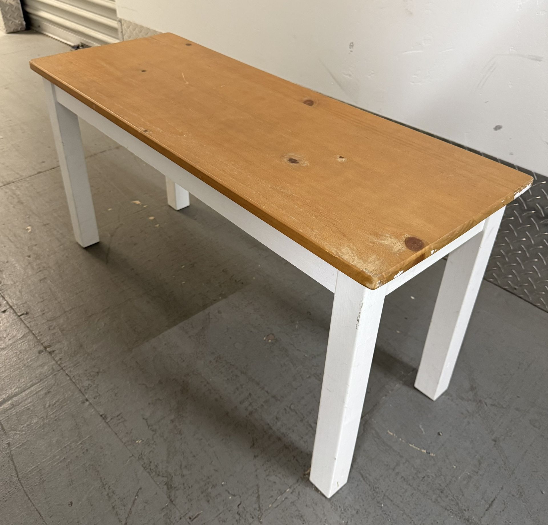 wooden table