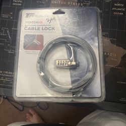 Cable Lock With Combination For Bikes, Etc