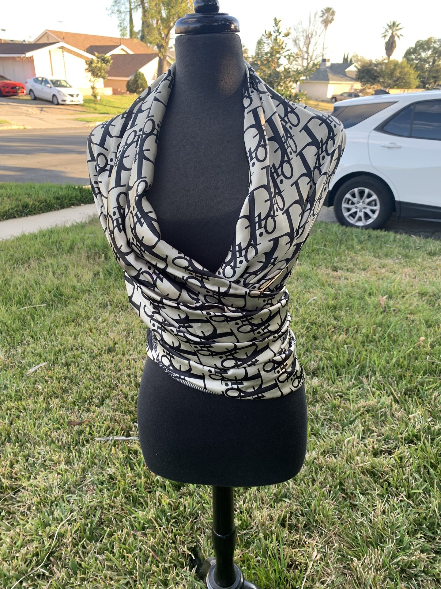 Fashion Monogram D I O R Shawl Wrap Scarf New