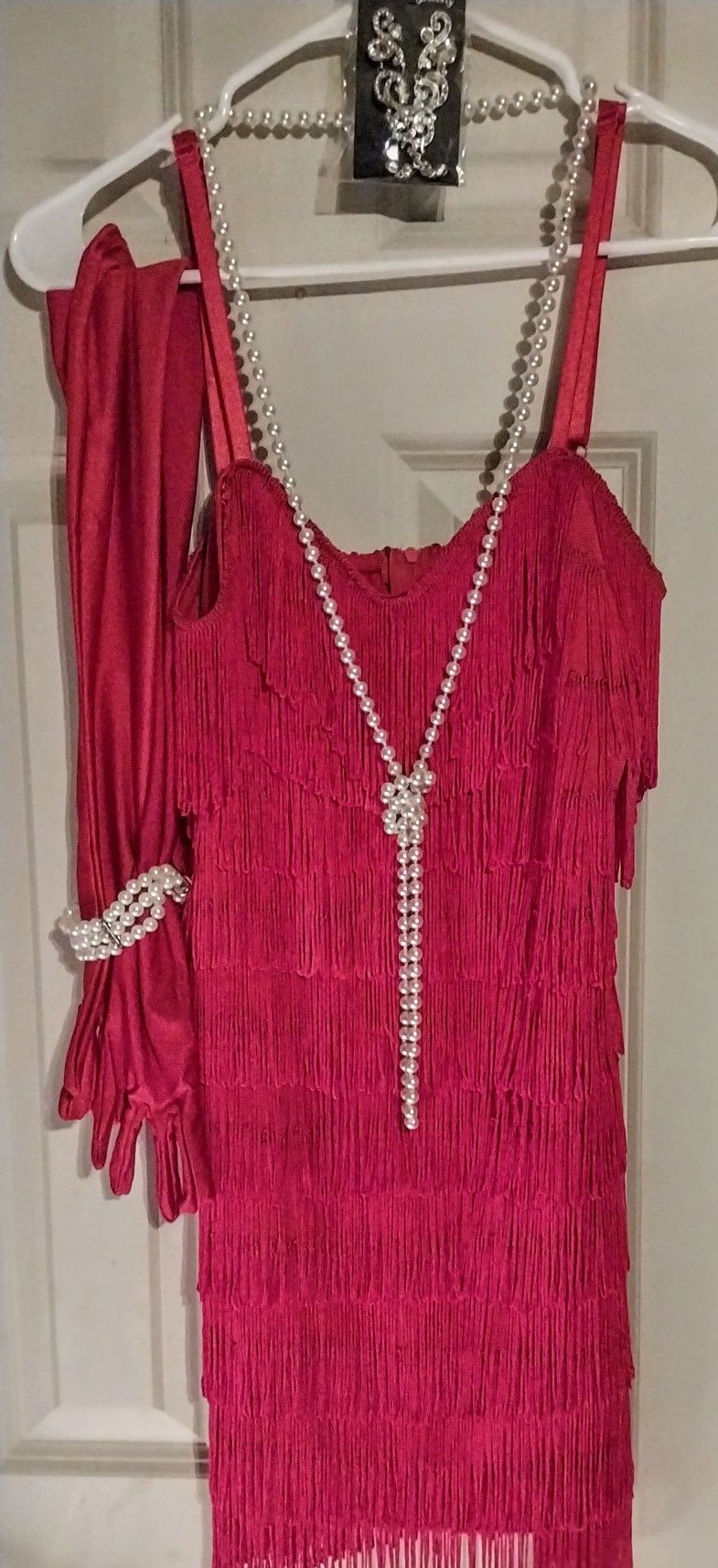 Adult ROARING 20'S FLAPPER dress. Small