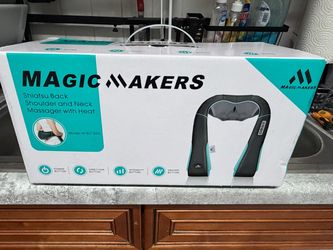 Magic Makers Shiatsu Neck & Shoulder Massager with Heat