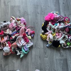 Baby girl Hair Bows, Hair Ties $30 Each Set