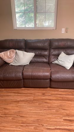 Free Brown Leather Recliner Couches