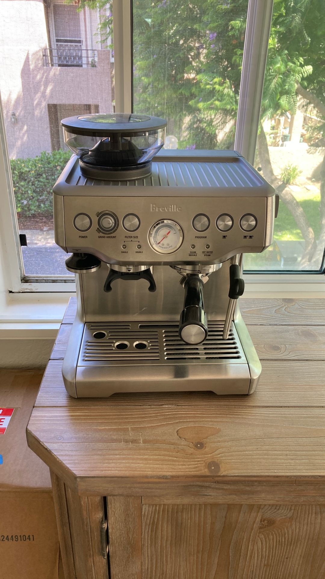 Breville Barista Express Espresso Machine BES870XL, Brushed Stainless Steel