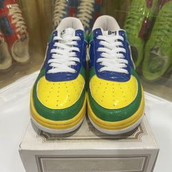 Size 10.5 - (Bape) OG 2005 Yellow Multi Bapesta