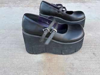 Demonia platform shoes $50
