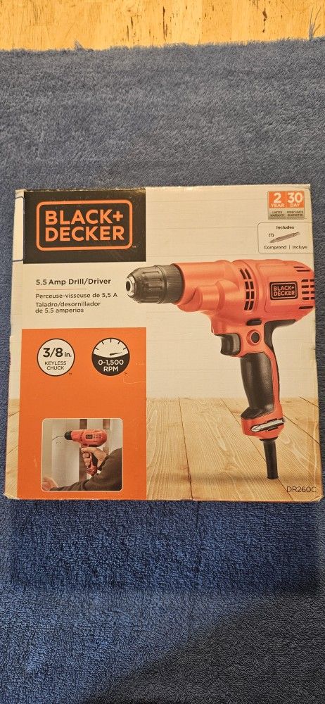 Black+Decker DR260C Corded Drill