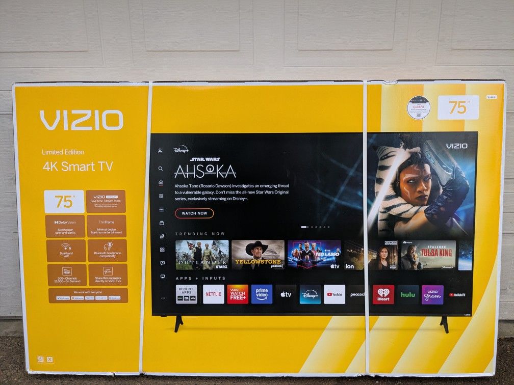 Brand New 75" Flat Screen 4K LED Smart TV / Television