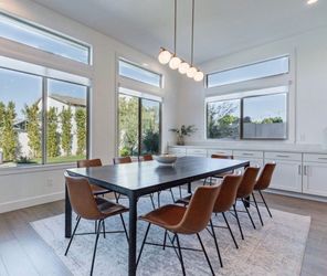 RH (Restoration Hardware) Black Wood Dining Table -108”  (Seats 10)