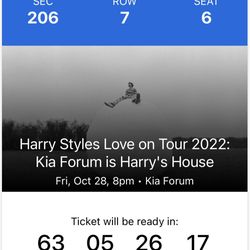 Harry Styles tickets ! Selling 2 Tickets! Each $225 ! Need Gone ASAP! 
