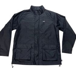 Vans Off the Wall Torrey Jacket Heavy Duty Waterproof Men Large Black New