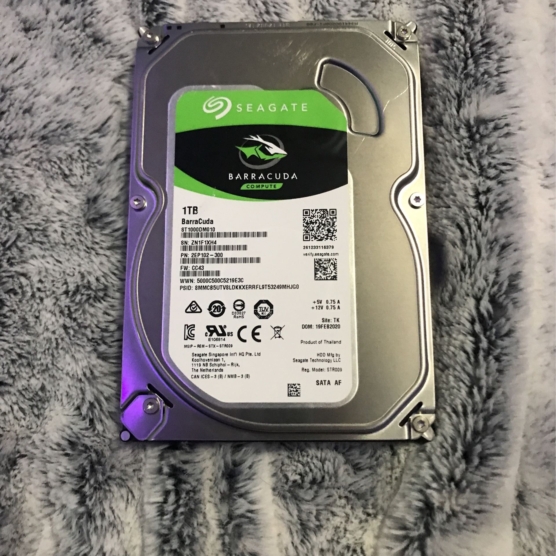 Barracuda Hard Drive 1tb