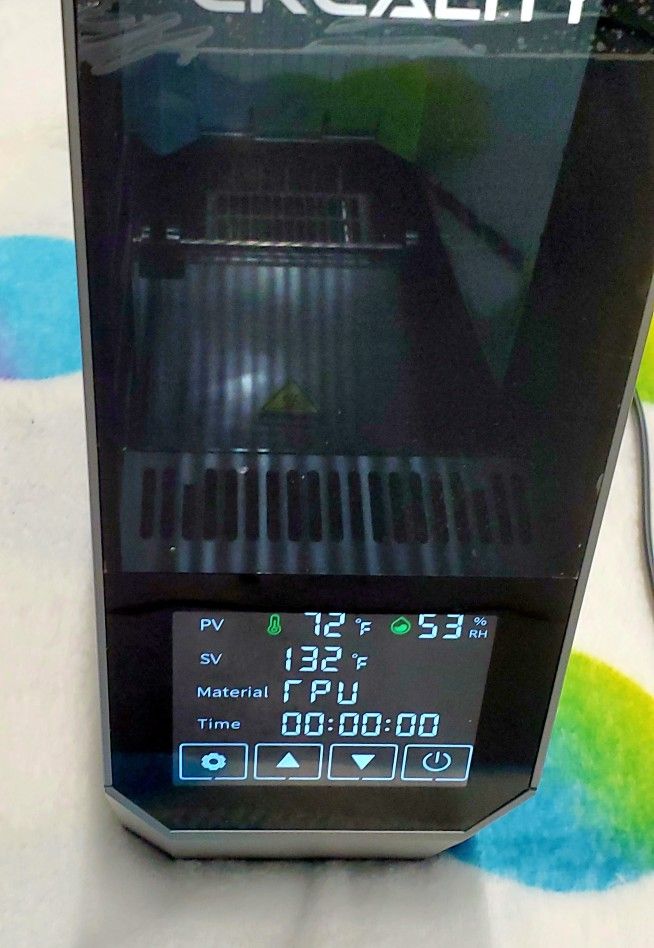 3D Printer  Creality Filament Dryer And Filament PLA Purple Gray and Black  1.75mm