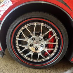 Corvette Stingray 2014-19 Forgeline GW3 Wheels With Pilot Sport Cup2 Tires 19 20