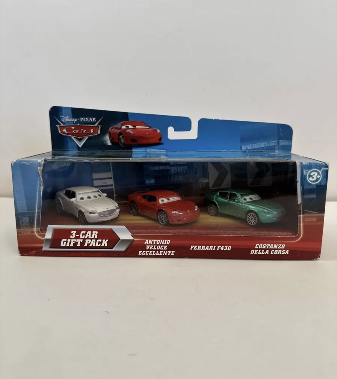 New Mattel Disney Pixar Cars 3 Car Gift Pack Ferrari F430 Costanzo & Antonio