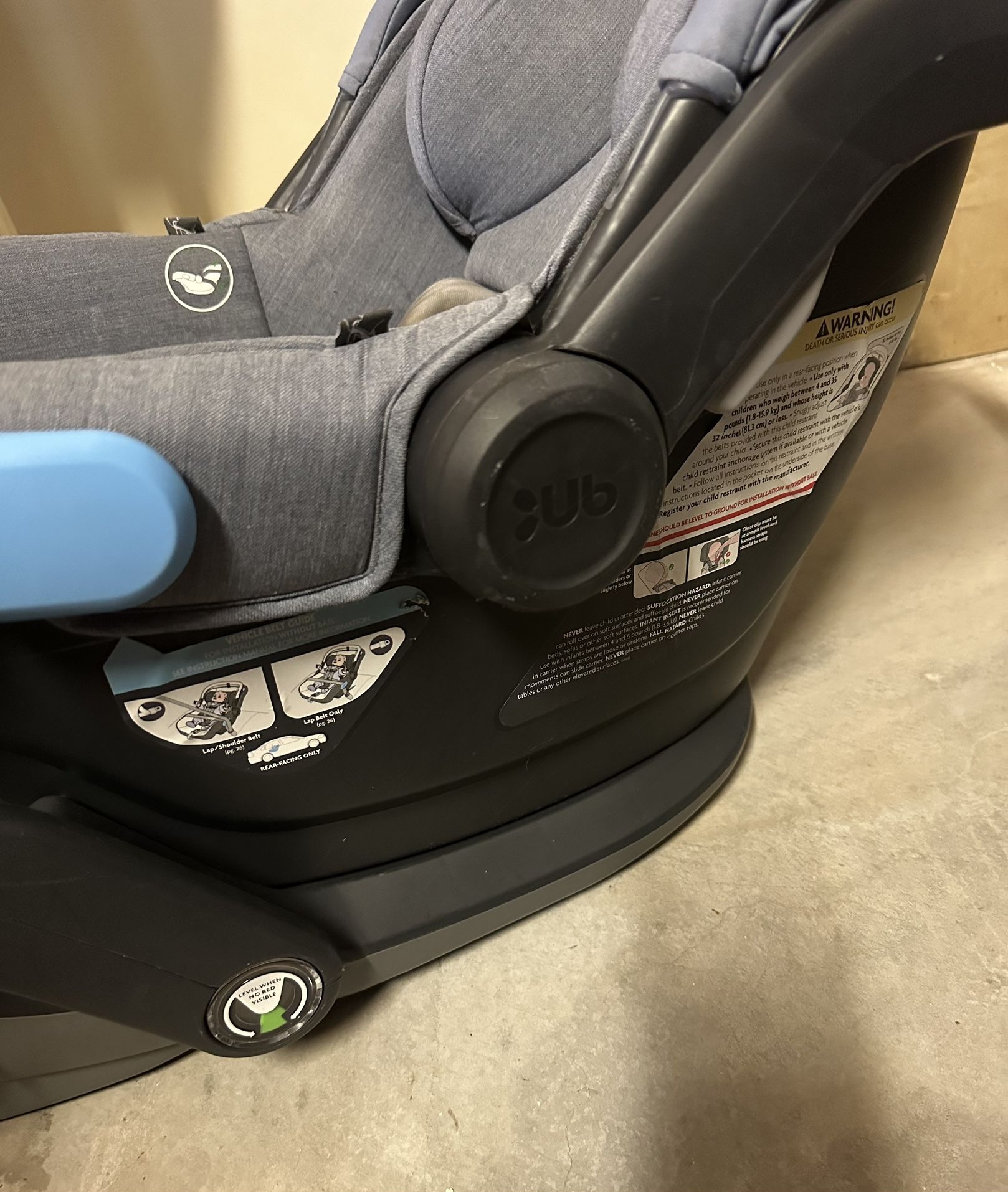 UPPAbaby Mesa V2 Infant Car Seat Gregory (Blue Melange)