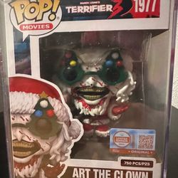 Funko Pop Terrifier 3 Art the Clown Bloody Santa Suit #1977