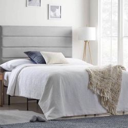 🛏️ Modern Upholstered Tufted Headboard – Twin / Twin XL – Stone – New in Box 