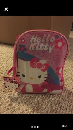 Hello Kitty Kiddie Backpack w/rainhood