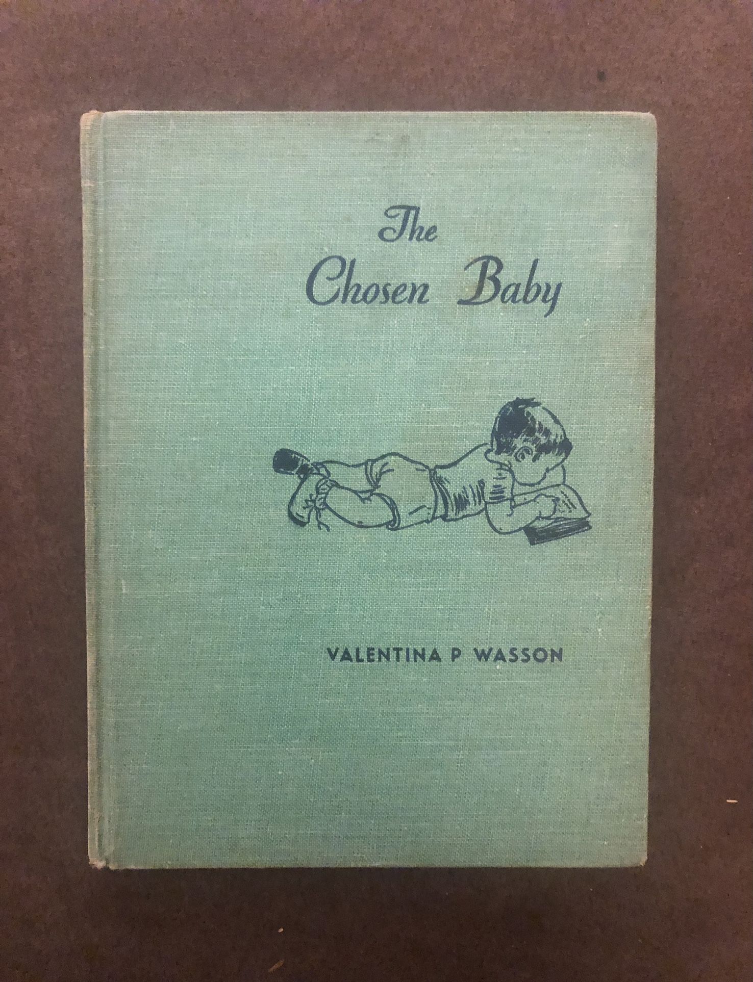 Vintage The Chosen Baby Book by Valentina P. Wasson 1950 Adoption Hardcover