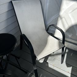 Set Of 4 Patio Chairs 