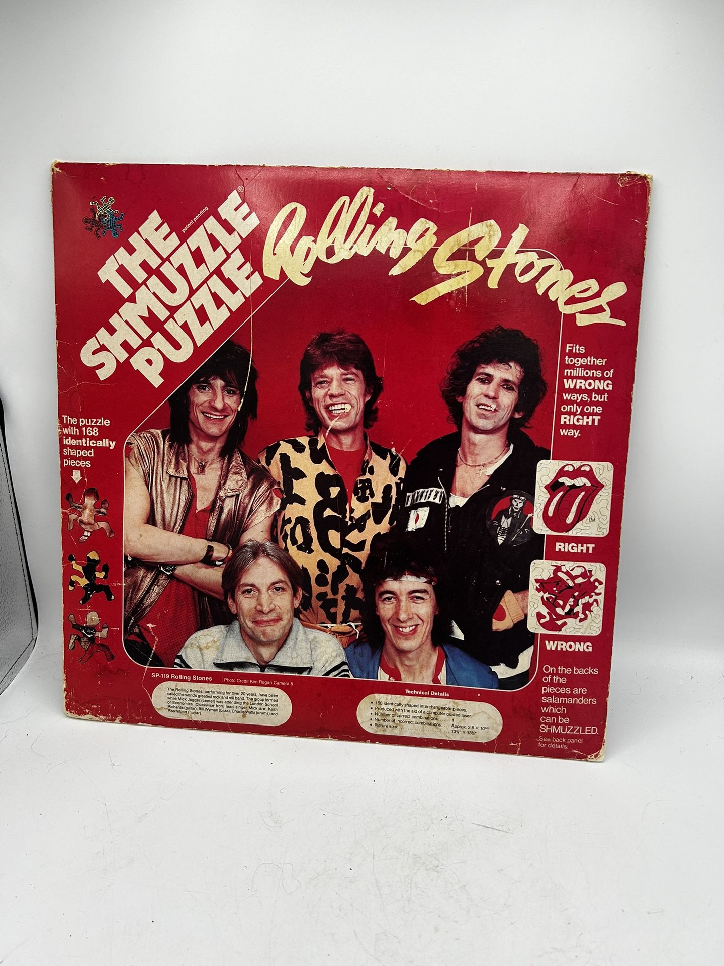 Open Box | The Rolling Stones Classic Rock Shmuzzle Puzzle 168 Pieces SP-119